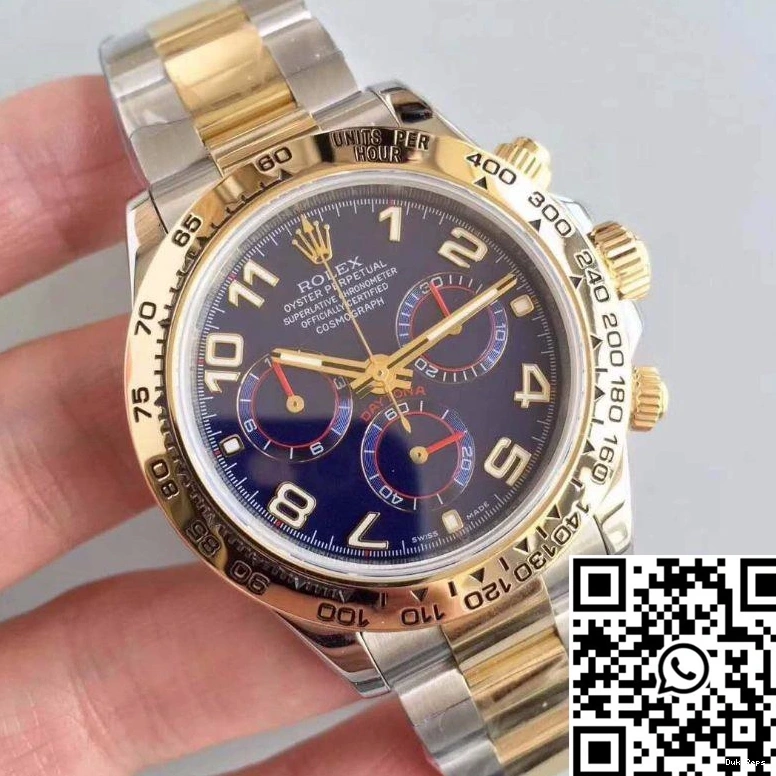 Wrapped Rolex Gold Blue Yellow 3A Daytona 18K Dial Factory Cosmograph 116503 1028